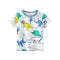 Children's Dinosaur Graffiti Short Sleeve T-shirt