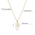 Cube Fritillaria Pendant Necklace