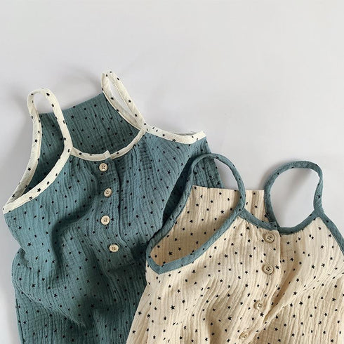 Suspender Jumpsuit Floral Top