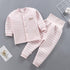 Baby's Three-Layer Cotton Underwear Set Thickened Autumn Jacks Thermal Underwear Set