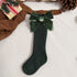 Baby Bow Christmas Socks Barrel Wool Socks Six Pairs