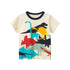 Summer Boys Cartoon Dinosaur Short Sleeve