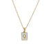 Cube Fritillaria Pendant Necklace