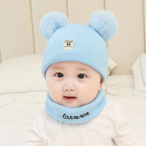 Baby hat warm in autumn and winter Circumference 13.4-16.5 inch(34-42cm)