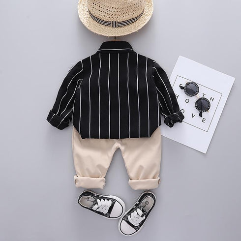 Boys spring and autumn suit two-piece set