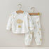 Autumn boneless cotton home clothing high waist belly baby pajamas