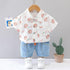 Little Lion Half Sleeve Shirt Shorts Summer Two Piece Set