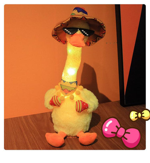 The tongue duck who can shine and sing is lovely to repeat the duck