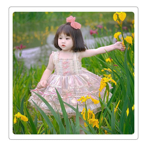 Girls Dress Summer Girls Princess Dress Lolita Skirt