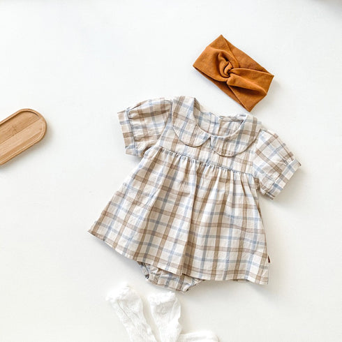 Summer Baby Triangle Ha Yi Foreign-style Short-sleeved Climbing Clothing