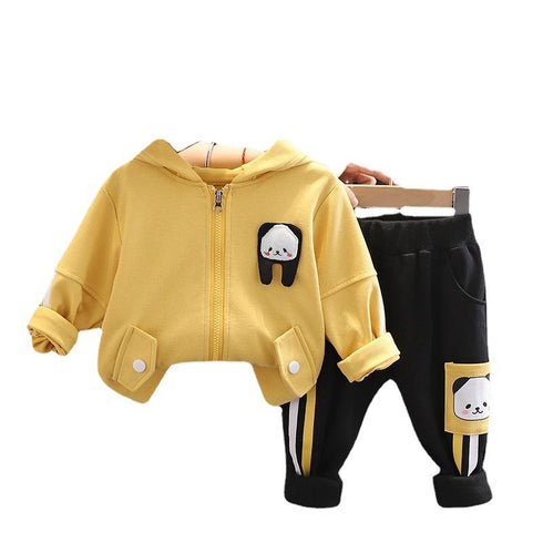 Spring and Autumn Boys Leisure Two-Piece Set