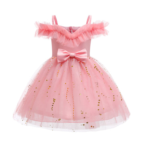 Girl's Sling Sequin Dress Dress