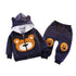 Boys winter velvet suit two-piece set