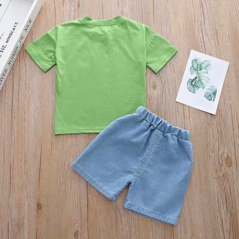 Summer boy short sleeve suit