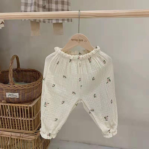 Cute Printed Casual Pants Mosquito Proof Pants