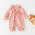 Baby's Pajamas Wind Cherry Bear Printed Long Climbing Jumpsuit
