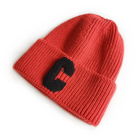 Letter C Wool Beanie