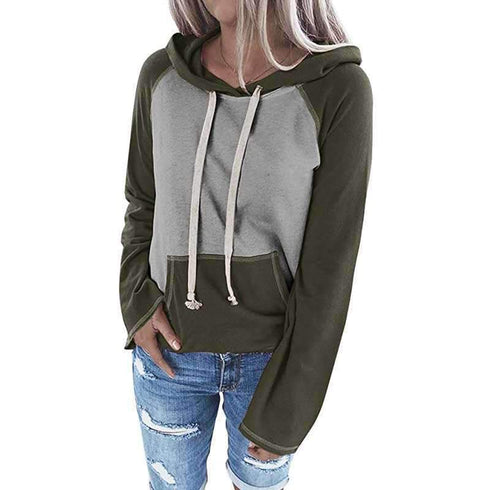 Hooded Turtleneck Casual Wear
