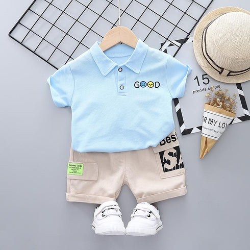 Lapel Shirt Short Sleeve Suit