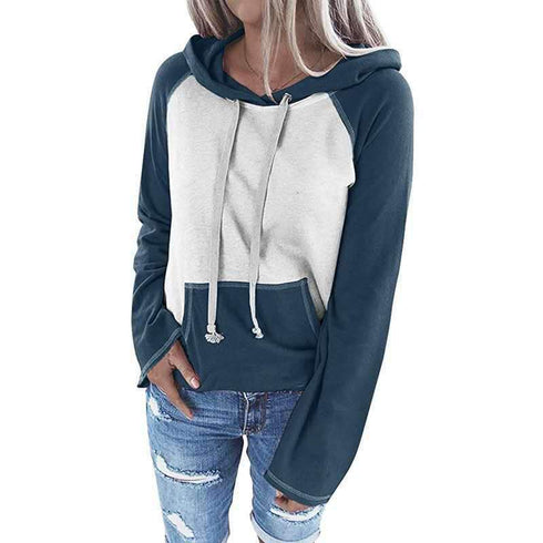 Hooded Turtleneck Casual Wear