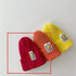 Baby patch smiley candy-colored wool hat smiley cone hat