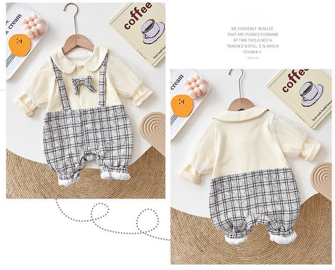 Baby's Autumn Jumpsuit Baby Girl's Ha Jacket Gown