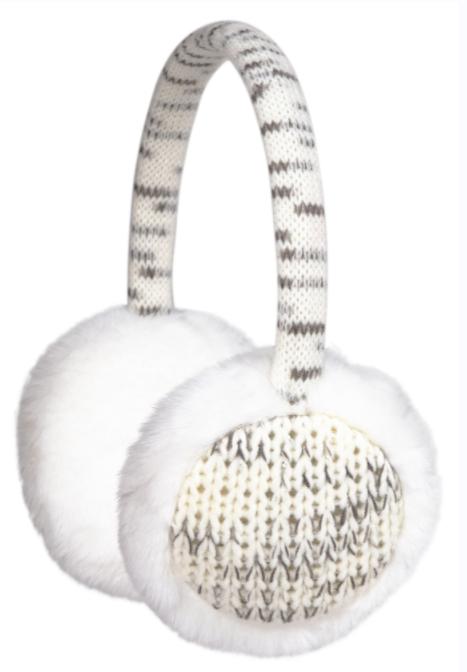 Winter new earmuffs fade color knitted warm earmuffs student plush earmuffs