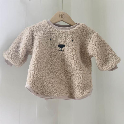 Baby's Cashmere Thickened Lamb Wool Jacket