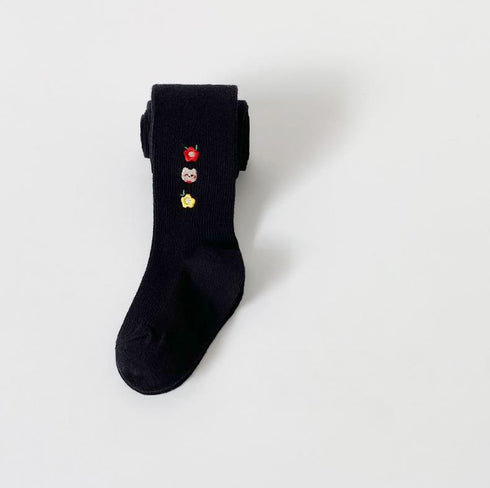 Autumn and winter children leggings embroidered pantyhose