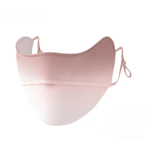 New Gradient Color Sunscreen Mask Outdoor Riding Anti Ultraviolet Mask Ice Silk Washable Dust Mask