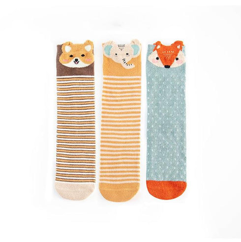 Children's stockings cartoon animals children's knee socks
