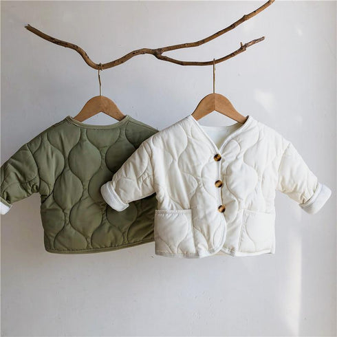 Children's cotton-padded jacket Thickened Warm Loose Outgoing Clothing