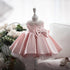 Girl's Pearl Doll Neck Dress Princess Dress Wedding Dress Paggy Dress