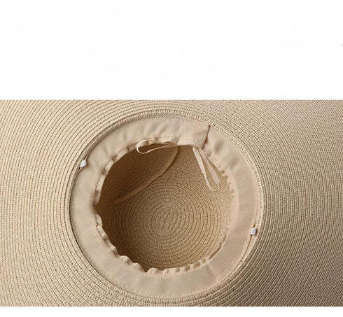 Summer women's seaside sun hat Circumference21.7-23.6 inch(55-60cm)