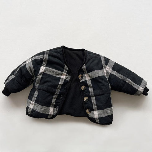 Children's Plaid Cotton Clothes