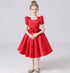 Girls' Dress Princess Dress Girls' Birthday Show Dress Dress Fashion Bubble Sleeve 2022 New