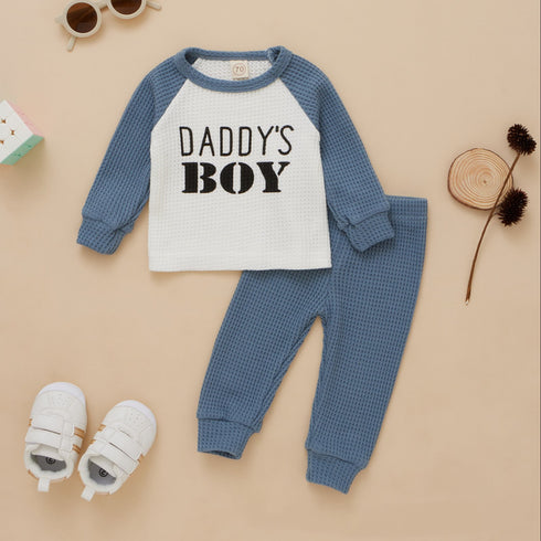 Boy's Alphabet Long Sleeve Set