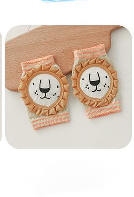 Cotton Knee Pad Cartoon Breathable Newborn Baby Crawling Knee Pad