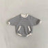 Baby's striped crawling suit