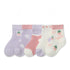 Five Pairs Of Children's Breathable Cartoon Mesh Socks