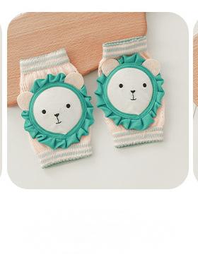 Cotton Knee Pad Cartoon Breathable Newborn Baby Crawling Knee Pad