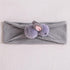 Cute plush bunny hair accessories baby soft elastic headband newborn headband