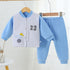 Autumn And Winter Baby Underwear Set Warm Padded Two-piece Set