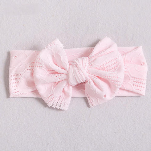 Children's Hair Band Hair Accessories Lace Elastic Bow Baby Hair Band Soft And Thin Baby Wide Headband