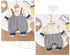 Autumn Dress Male Baby Jumpsuit Fake Two-piece Climbing Suit Ha Clothes Outside Suit