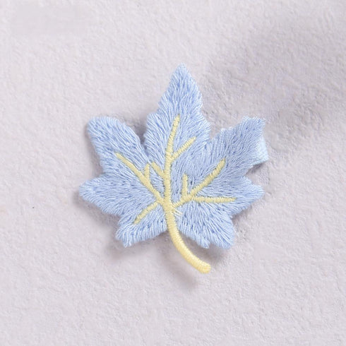 6-color Cloth Maple Leaf Hairpin Simple Girl Side Clip Back Of Head Clip