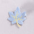 6-color Cloth Maple Leaf Hairpin Simple Girl Side Clip Back Of Head Clip