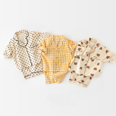 Long sleeve home wear two-piece set