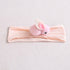 Cute plush bunny hair accessories baby soft elastic headband newborn headband
