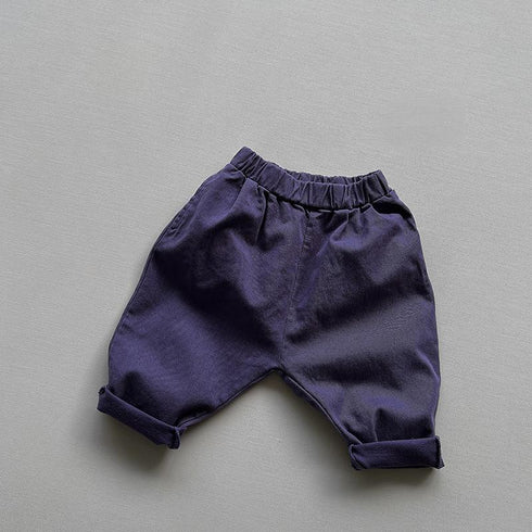 Thin velvet warm wide leg pants